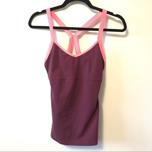 ALO Yoga Venture Racerback Tank with Shelf Bra